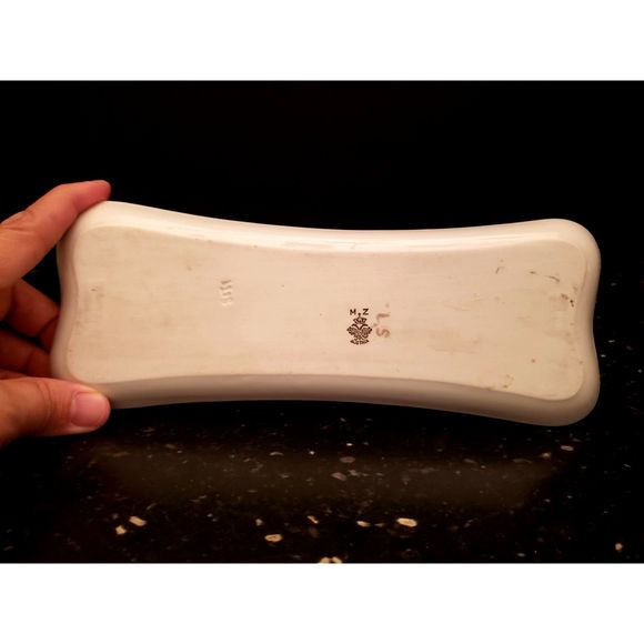 Vintage Moritz Zdekauer MZ Austria Bread Celery Tray Trinket Vanity Dish Flowers - Picture 5 of 9
